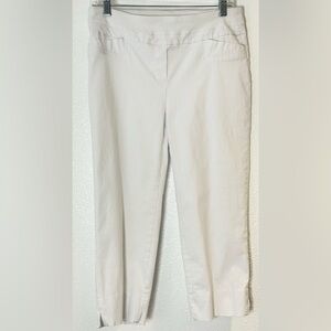 Zac & Rachel White Cropped Pants Size 8